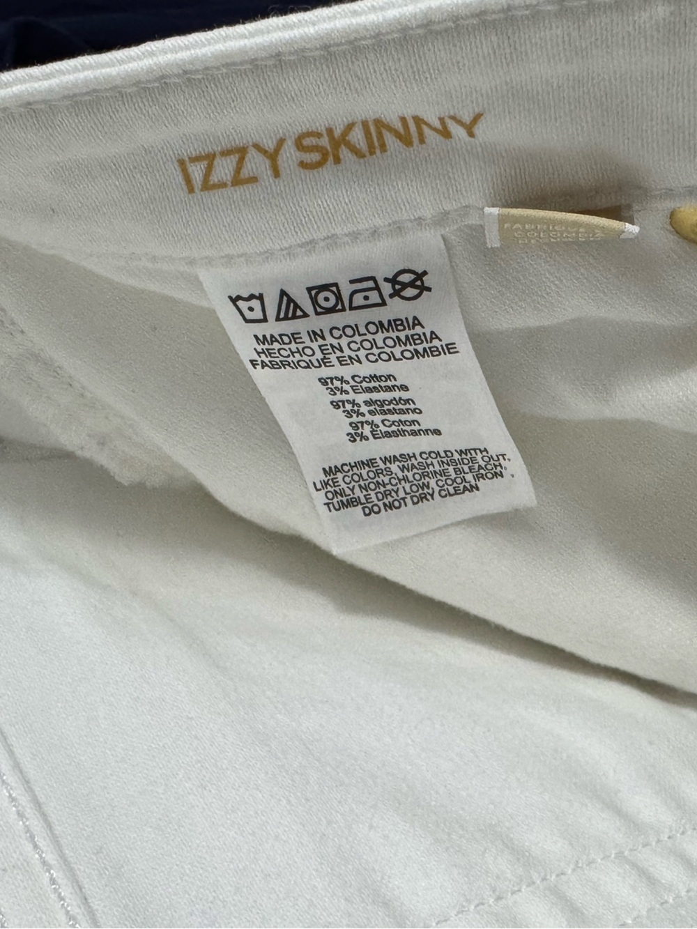 MICHAEL KORS Women's Izzy Skinny White Denim Cropped Pant - Sz 10 - Picture 8 of 12